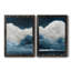 Nature's Drama I - Ensemble de 2 peintures sur toile encadrées-1432425989-1432426011