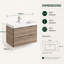 Stanhope 900mm Single Bathroom Vanity with Integrated Stone Basin-17437643