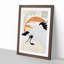 White Crane by Yashima Gakutei - Framed Print-55612636-55612635