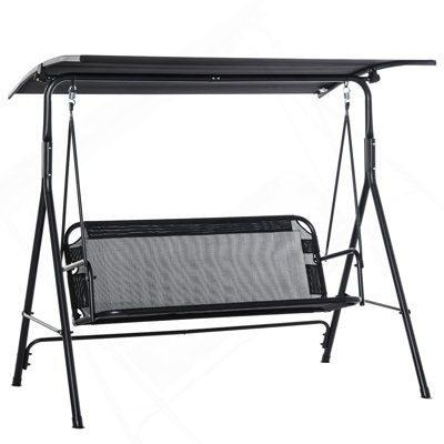 Balancelle avec auvent pour 2 adultes Outsunny