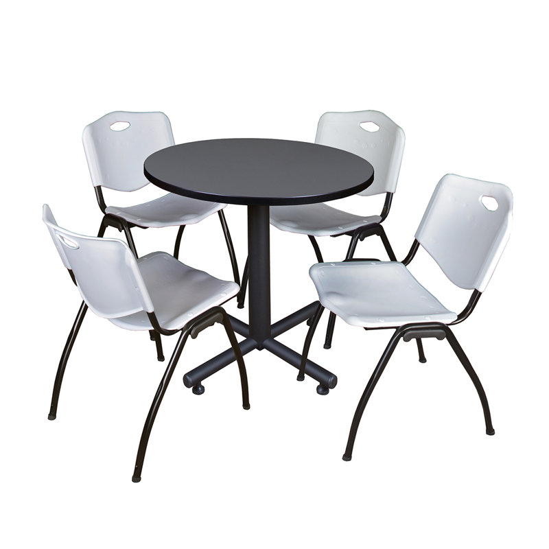 Table de salle de repos Nicklo, gris, gris