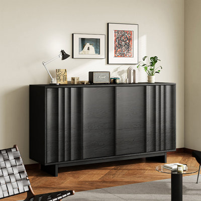 Buffet d'entrée en bois massif 62,99 po