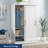Sliding Door Armoire with Hanging Rod-1590239751