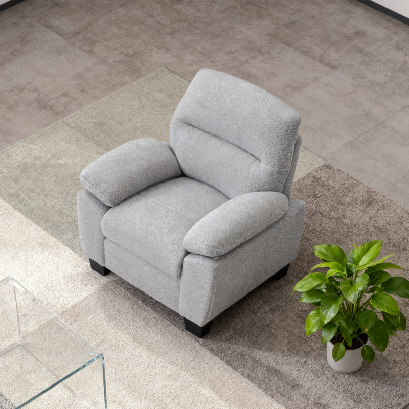 Chaise d'appoint moderne gris, Gris