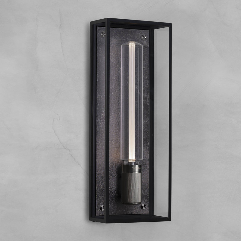 Stainless Steel Wall Light, Gun Metal