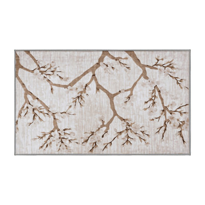 Machine Washable Gray Area Rug
