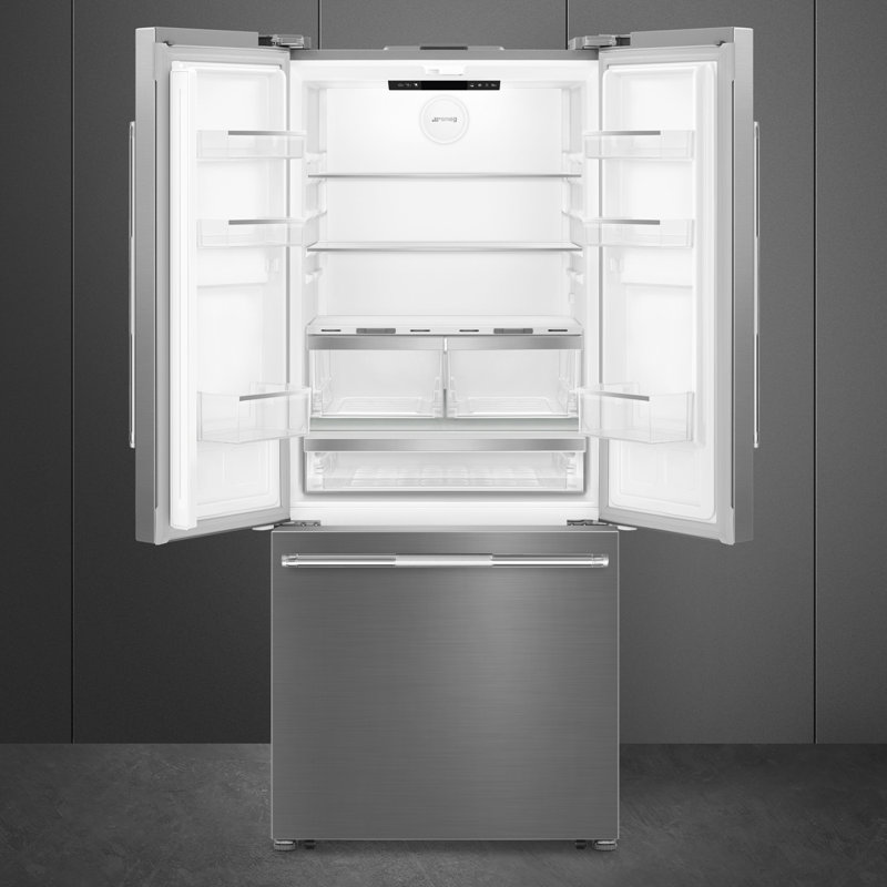 30" Freestanding FD W/Handles, Auto Ice Maker