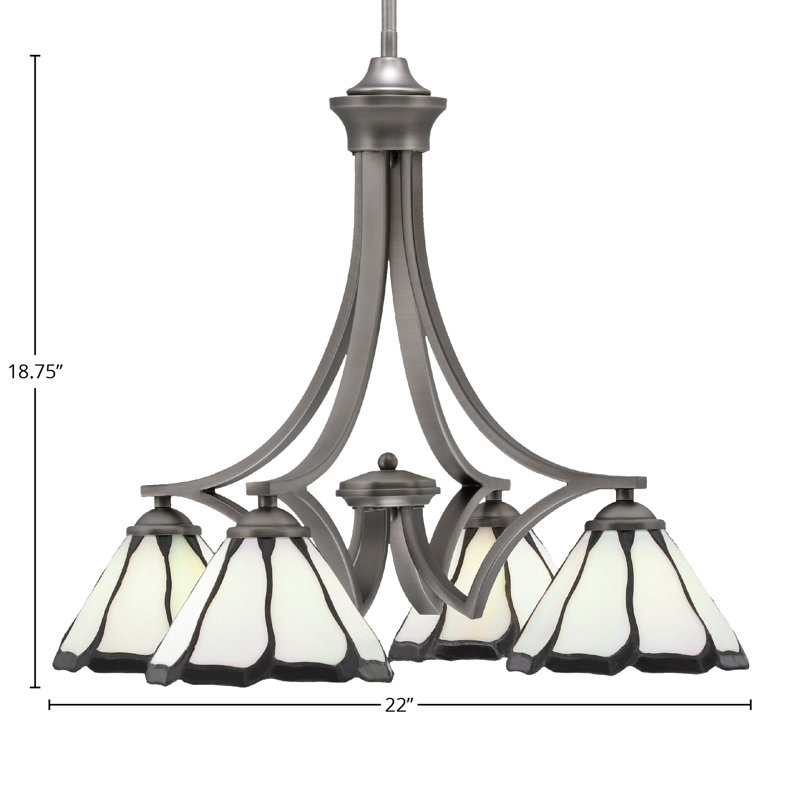 Lustre 4 lumières Zilo