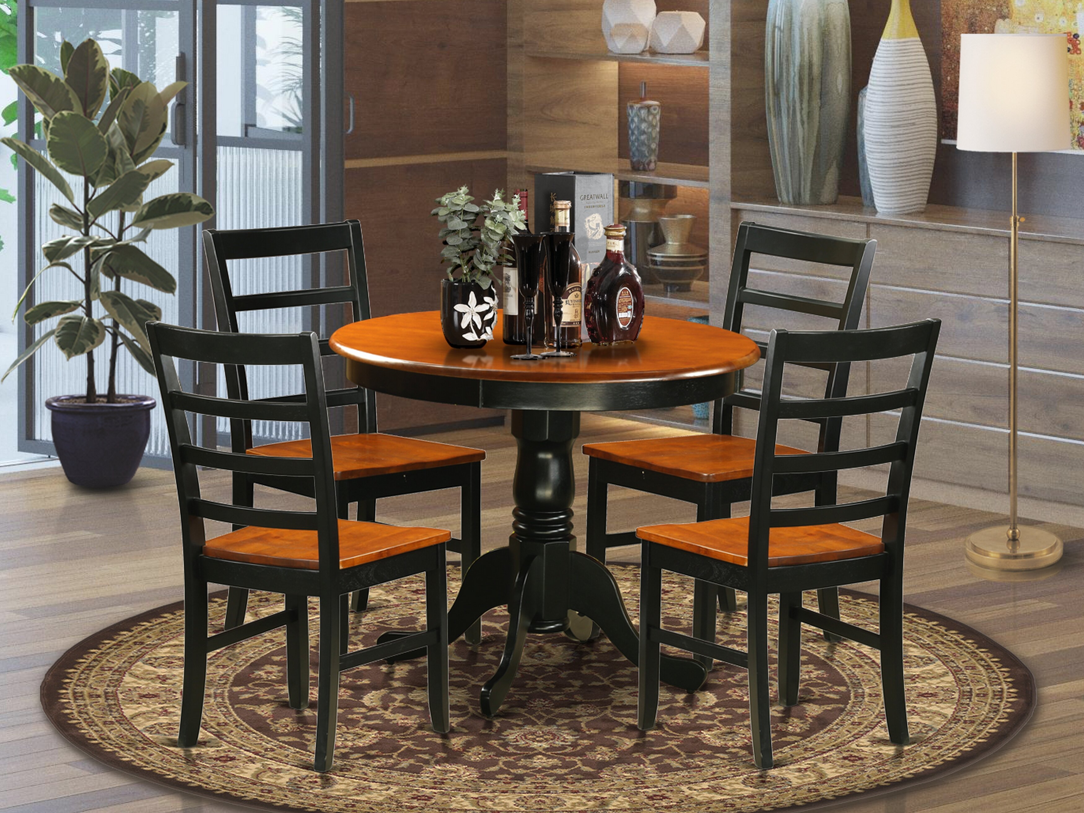 Adda 5 piece dining set by charlton outlet home