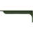 2"W x 18"D x 6 1/2"H Embrey Steel Bracket, Hammered Gray-89194593-64105832