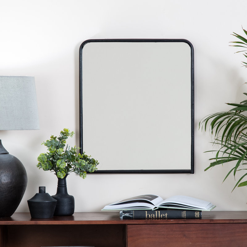 Metal Flat Wall Mirror