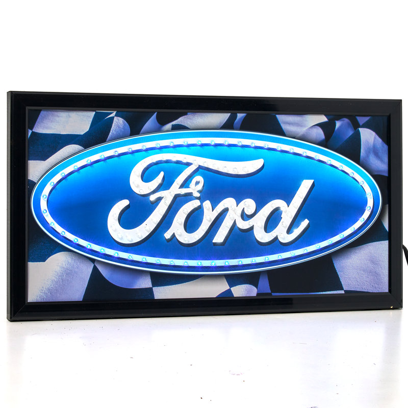 Enseigne lumineuse del ford