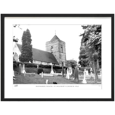 Haywards Heath, St Wilfrid's Church 1963 by Francis Frith - Single Picture Frame Print