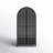 Laurelville Arched Glass Door Metal Curio Cabinet-906766979