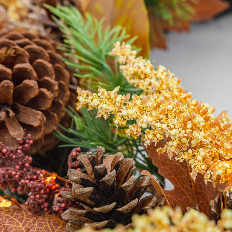RUSTIC WOODLAND 183cm Faux Garland