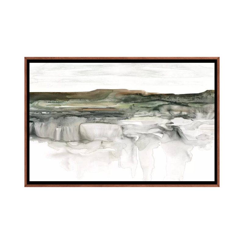 Impression de rivière Flow par Carol Robinson, Pas de tapis, H 18 po x l 26 po x P 1,5 po
