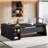 78'' W Manufactured Wood and Metal L-Shaped Executive Desk-1422179706