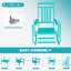 Ensemble de 2 chaises berçantes d'extérieur surdimensionnées-360946967