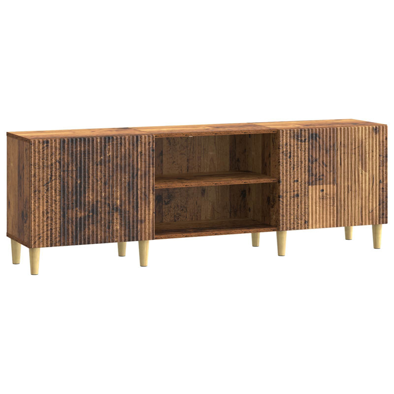 TV Stand, 50cm H x 150cm L x 31cm W, Old Wood