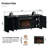 63" Farmhouse TV Stand with 23" Electric Fireplace, 3 Vintage Button Control Design, Over Heat Protection-908864361