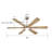 Light Wood 6 Blade Ceiling Fan With Light And Remote Control,quiet Operation For Living Room Or Bedroom-2049376750