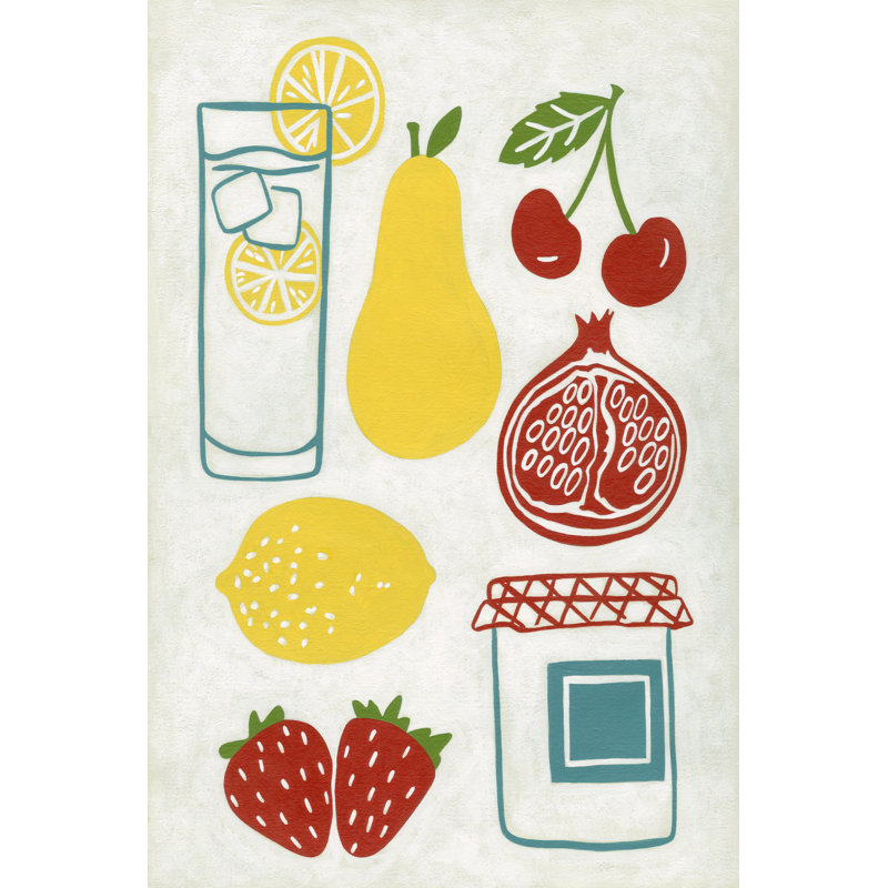 Sunday Picnic - Wrapped Canvas Print, 76cm H x 51cm W x 3.8cm D