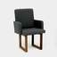 C2 W Upholstered Arm Chair-1132312248