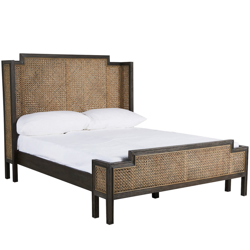 Camille Low Profile Platform Bed, Queen