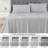 Cool Bamboo-Derived Bed Sheets & Pillowcase Set – Soft, Breathable, Deep Pocket