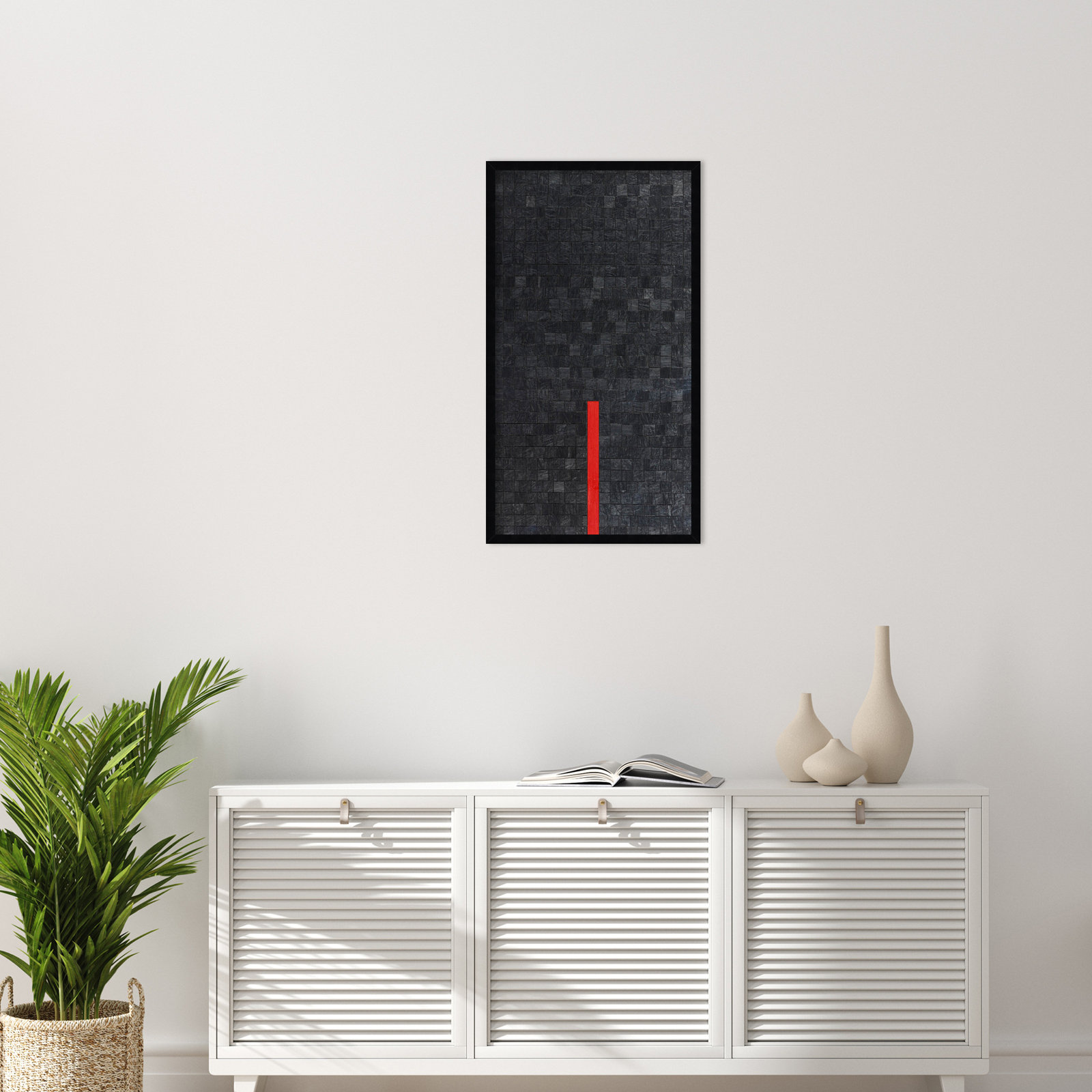 Close by Alex Dunn, Black, 33" H x 19" W