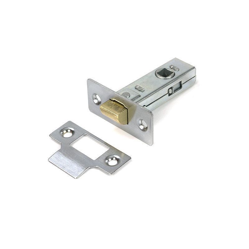 Tubular Mortice Latch, Satin Chrome