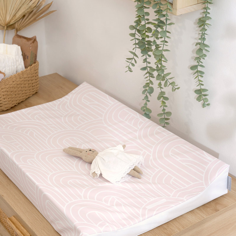 Anti-Roll Changing Mat - Melbourne, Pink