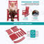 Ensemble de 2 chaises berçantes en PEHD pour l'extérieur-1521576357