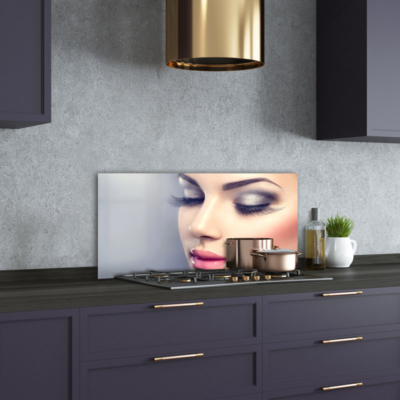 Allonzo 50cm W x 100cm L Glass Peel and Stick Panel