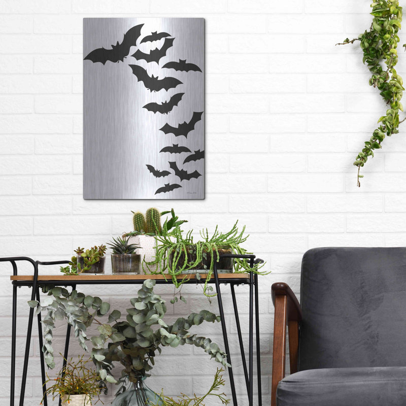 «Flock Of Bats» par Susan Ball, H 16 po x l 12 po