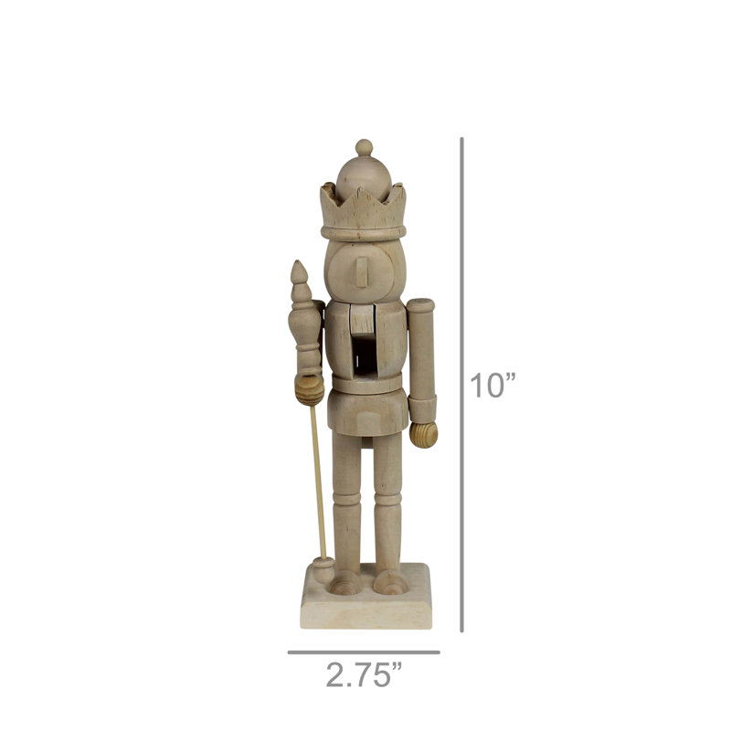 Wood Nutcracker, Taupe
