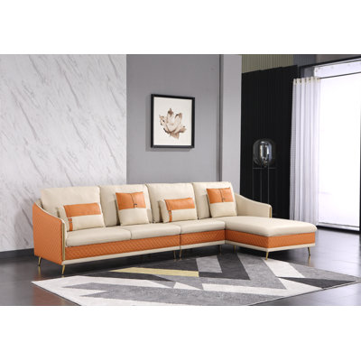Ellaville Upholstered L-Shaped Sectional