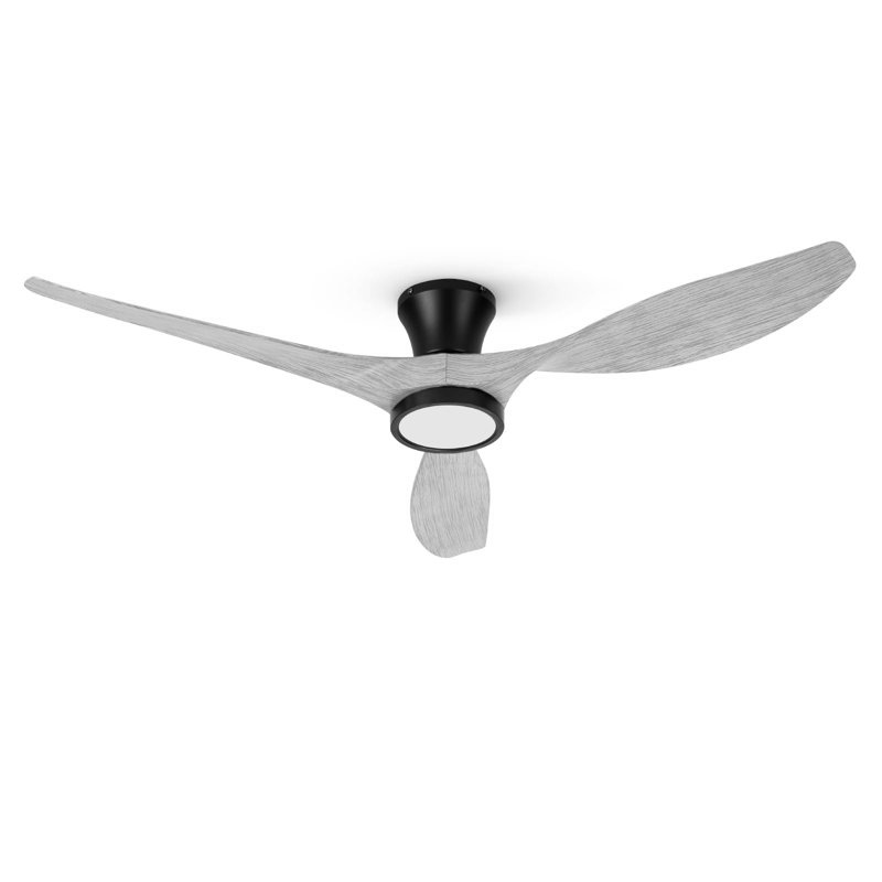 52 inch Ceiling Fan with Light and Remote Control, Oak