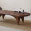 Table basse de style rétro Wabi-sabi