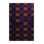 Machine Washable Checkered Purple Area Rug