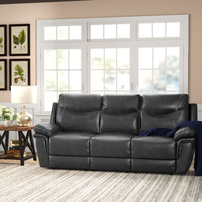 Alejandrina Upholstered 90'' Reclining Sofa
