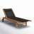 Trakas Montauk Teak Outdoor Reclining Sunlounger-1459565771
