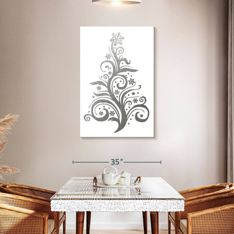 Arbres argentés Lelend II, H 45 po x l 30 po