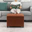 Repose-pieds en similicuir avec rangement en polyuréthane-215582373-217755459