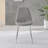 Eubanks High Gloss Double Pillar Dining Table Set with 4 Luxury Faux Leather Dining Chairs-122561383-39336538