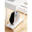 Bureau d'ordinateur 47 po avec prise de courant, bureau d'écriture avec 7 tiroirs en tissu, tiroirs de coiffeuse et grande poche latérale-1105117887