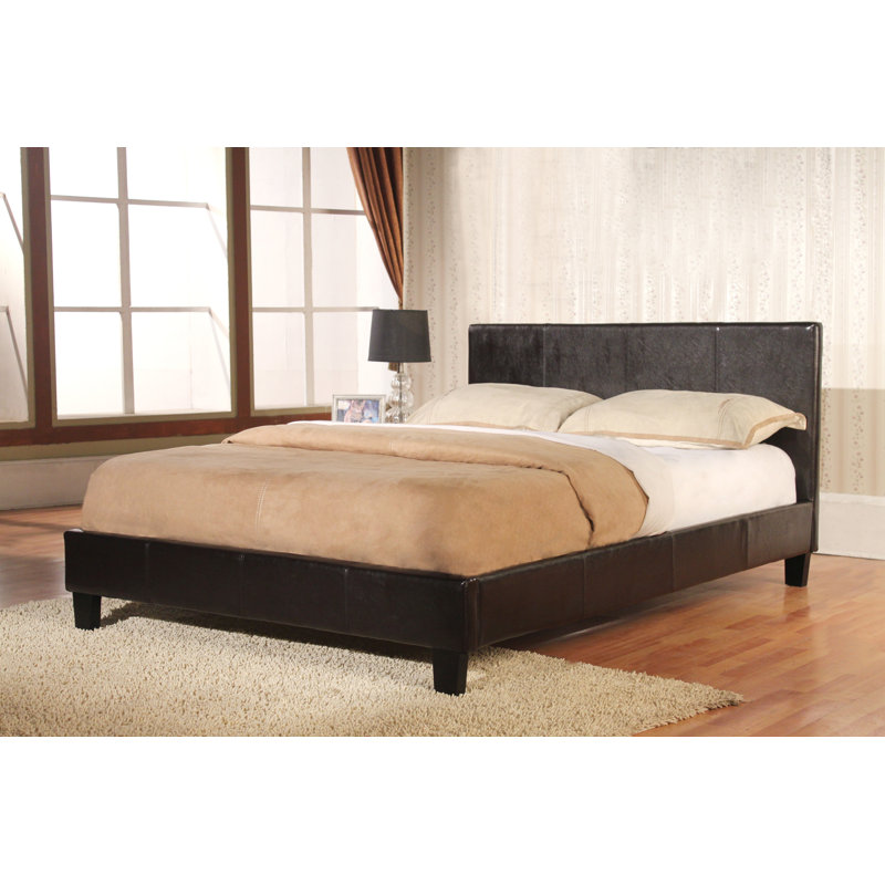 Blackburn Upholstered Bed, Single (3'), Brown