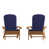 Teak/Blue
