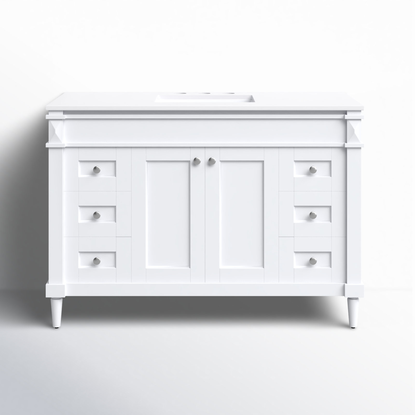 Readington 48'' Single Bathroom Vanity, White