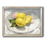 «Lemons on a Plate I», reproduction sur toile encadrée-2040011980